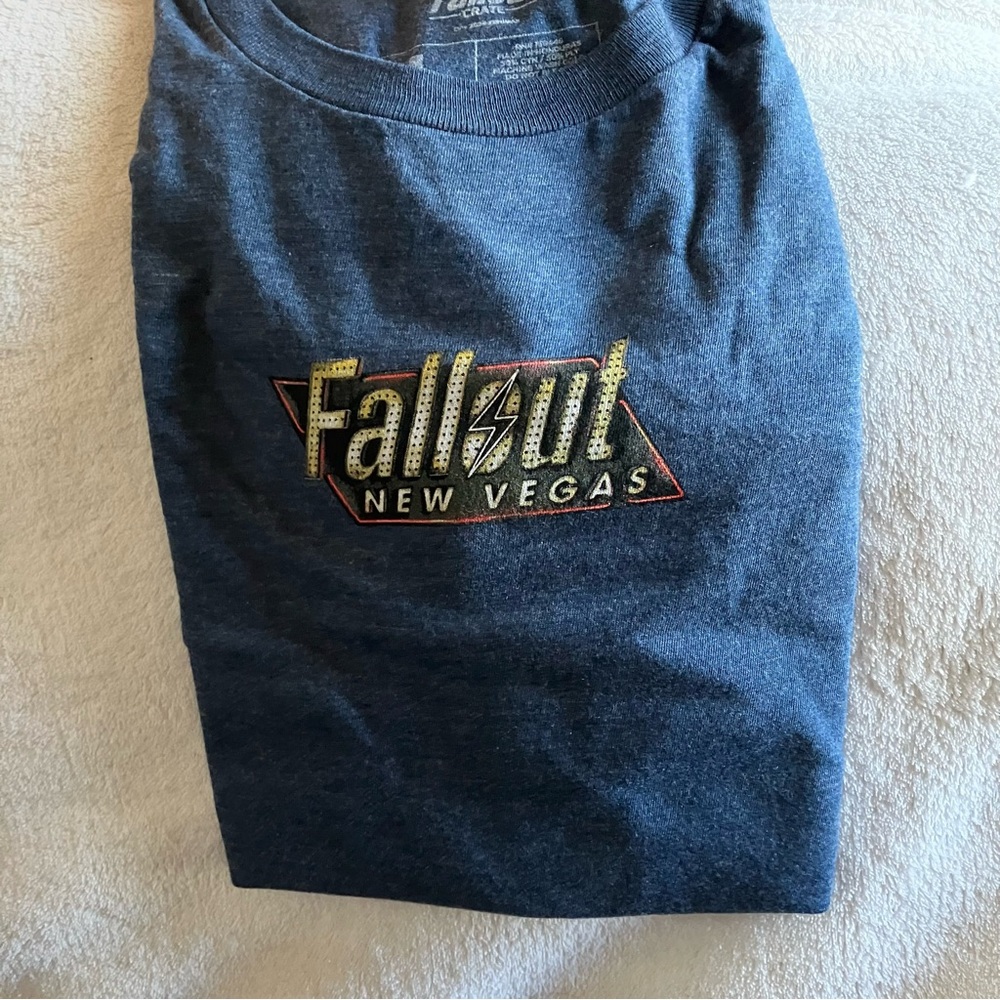 fallout new vegas blue t shirt